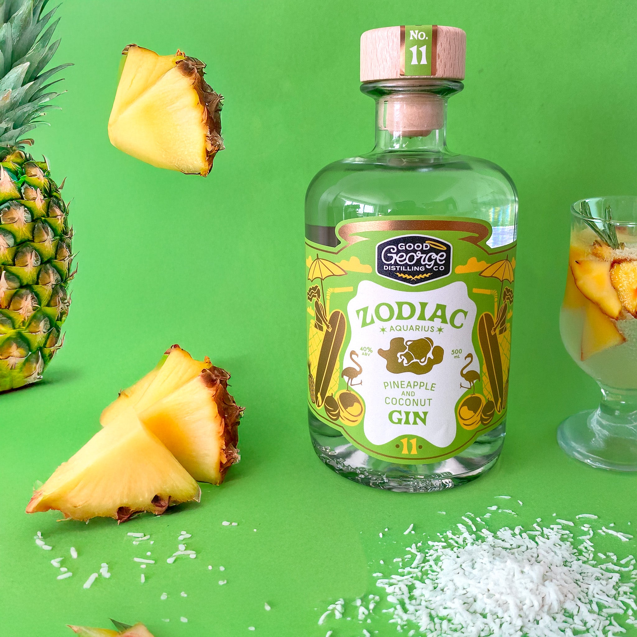 Aquarius Pineapple & Coconut Gin